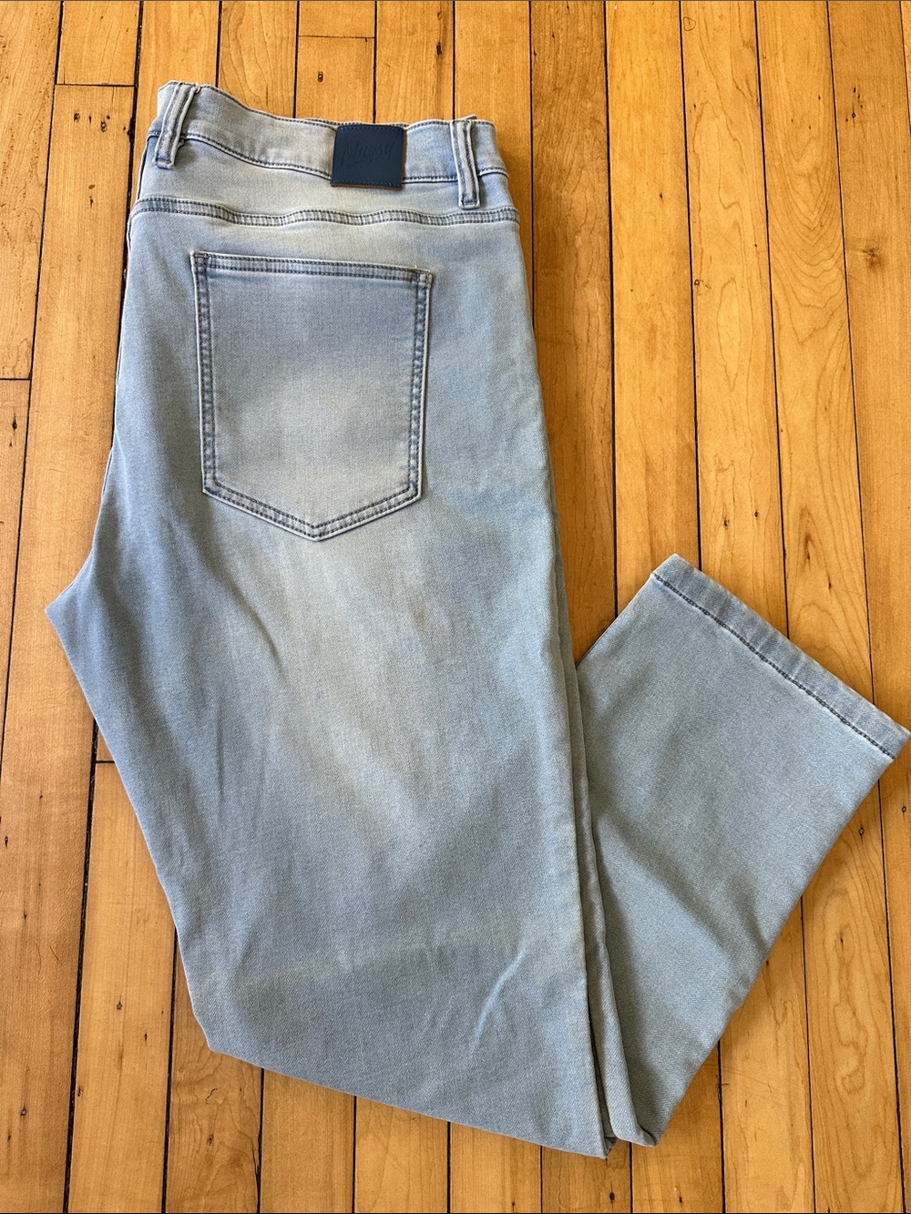 Men's Straight Jeans in Light Blue by Mugsy